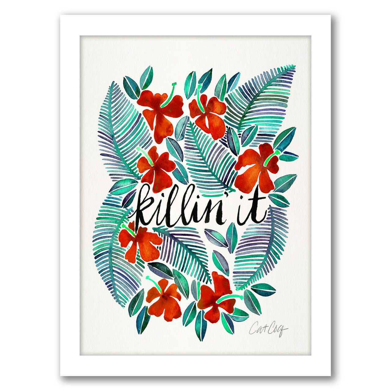 Killinit Red by Cat Coquillette Frame  - Americanflat